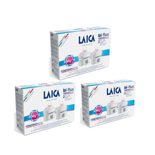 Cartuș Filtru Bi-Flux Magnesium Active LAICA pentru Filtru Ulcior set 6
