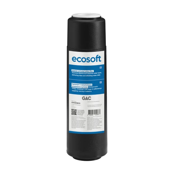 Cartuș Ecosoft 2,5x10 cu cărbune activ granular