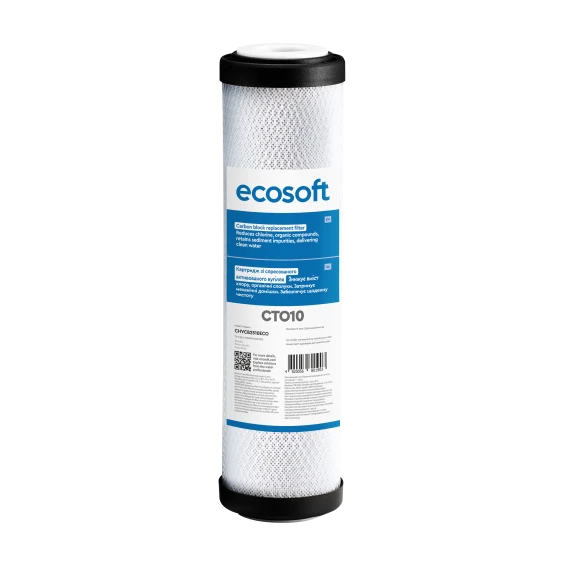 Cartuș Ecosoft CTO10 2,5x10 carbon presat