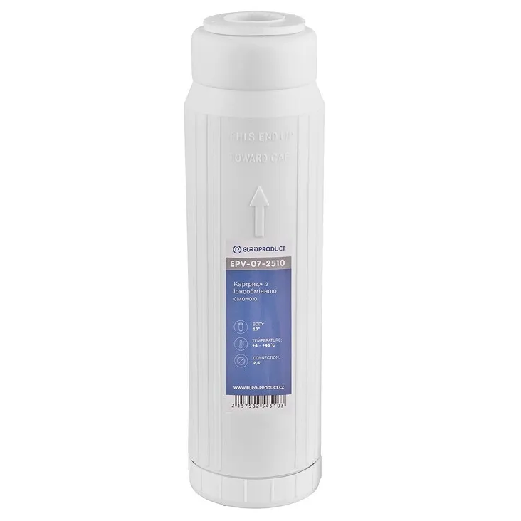 Cartuș cu rășină schimbătoare de ioni 2,5x10