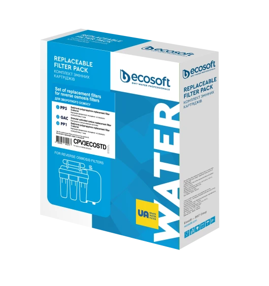 Cartușe originale Ecosoft pentru osmoză inversă Standard