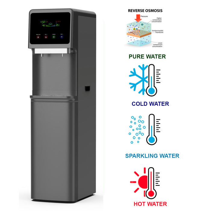 Dozator apă rece fierbinte și carbogazoasă SODA DIAMOND 400 GRAPHITE