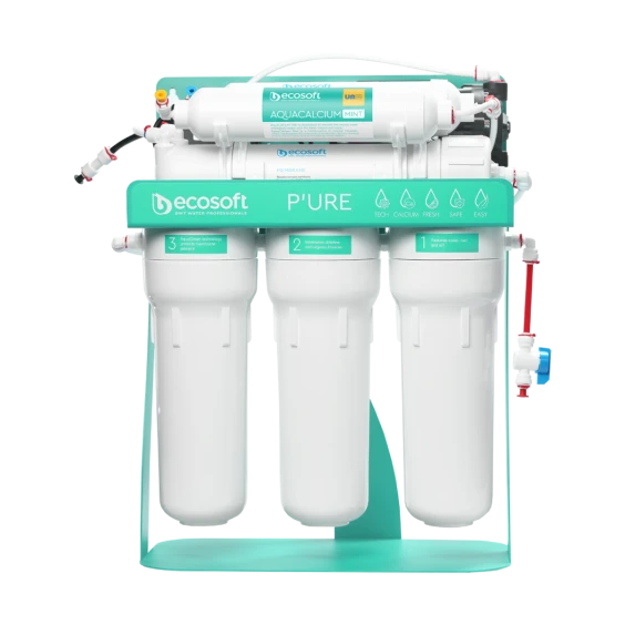 Filtru osmoză inversă Ecosoft AquaCalcium Mint cu pompă 7 l