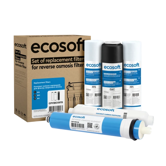 Set 5 cartușe Ecosoft Standard CPV5POST50GPD