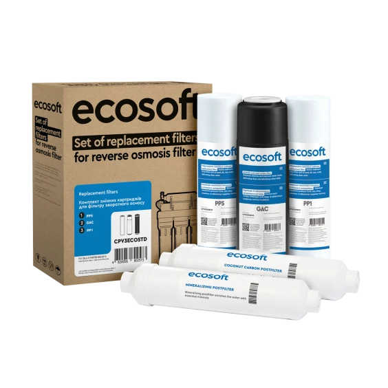 Set 5 cartușe Ecosoft Standard CPV5POSTMIN