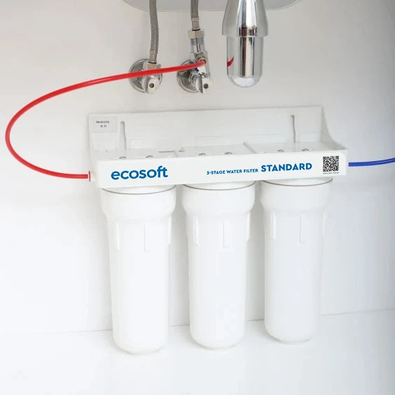 Filtru sub chiuvetă Ecosoft cu 3 etape de purificare