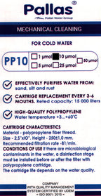 Filtru apă 10 inch 10 micron pentru sedimente