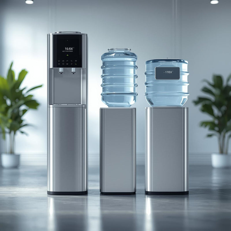 Răcitoare și coolere pentru apă potabilă, echipamente pentru birou și spații comerciale