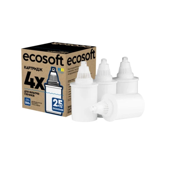 Set cartușe Ecosoft Barrier 4 pentru cană filtrantă