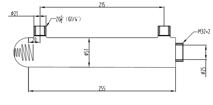 Sistem UV WATERRO 12W din inox SS304