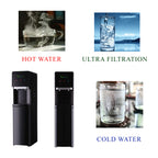 Water dispenser DIAMOND UF BLACK cu filtrare UF