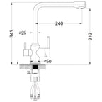 Robinet bucatarie apa potabila filtrata
