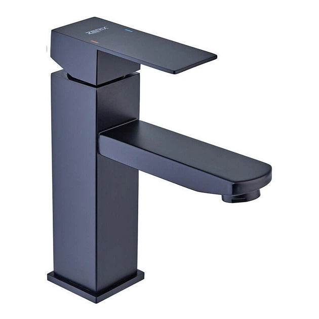 Baterie lavoar ZERIX KUB-001 BLACK SUS304